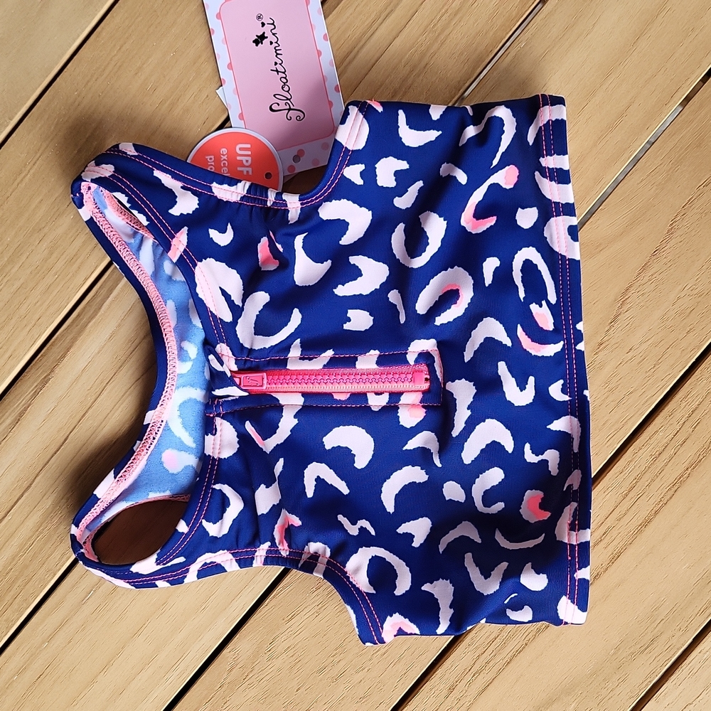 Floatimini bikini top with zipper